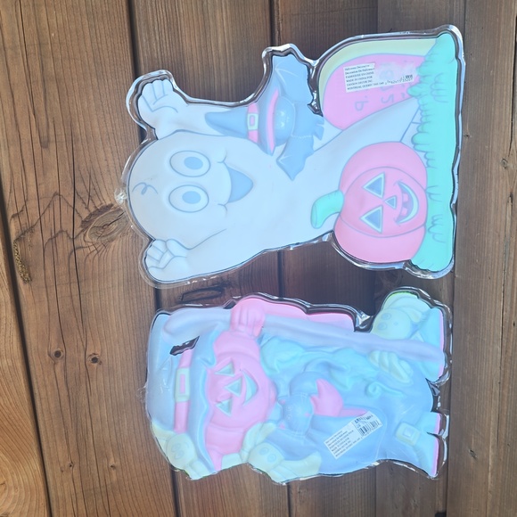 Vintage 1980s Halloween 3D vacuform molded plastic wall decorations - Picture 5 of 9